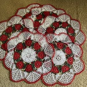 Beautiful Handmade Crochet Lace Doilies